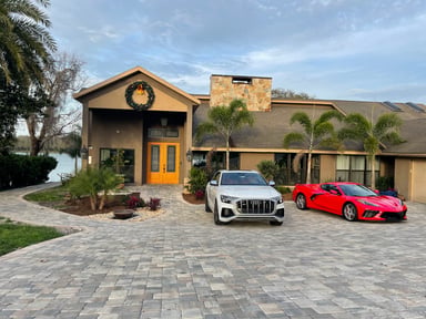 Paver patio installation in Winter Haven, FL