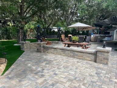 Paver driveway installation in Winter Haven, FL